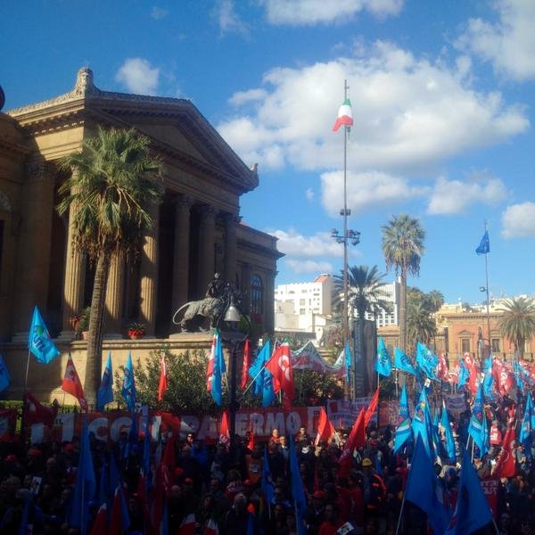 Sciopero generale, Barone: “Ci siamo ripresi la piazza. Il presidente Renzi adesso deve ascoltarci”.