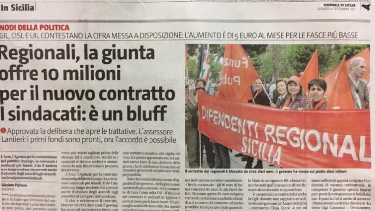 Regionali, Crimi: “10 milioni per il nuovo contratto? Temiamo un bluff“.