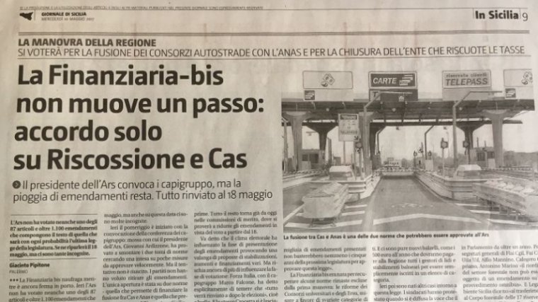 Finanziaria-bis, Barone: “Su Riscossione e Cas non si perda tempo, sono misure necessarie”.