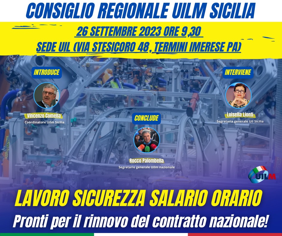 Consiglio regionale Uilm Sicilia